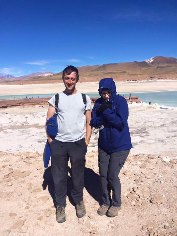 Feeling the cold at Las Piedras Rojas